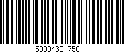 Código de barras (EAN, GTIN, SKU, ISBN): '5030463175811'