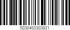Código de barras (EAN, GTIN, SKU, ISBN): '5030463303931'