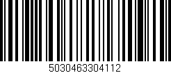 Código de barras (EAN, GTIN, SKU, ISBN): '5030463304112'