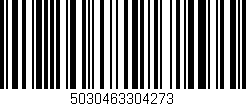 Código de barras (EAN, GTIN, SKU, ISBN): '5030463304273'