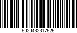 Código de barras (EAN, GTIN, SKU, ISBN): '5030463317525'