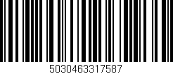 Código de barras (EAN, GTIN, SKU, ISBN): '5030463317587'