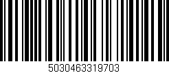 Código de barras (EAN, GTIN, SKU, ISBN): '5030463319703'