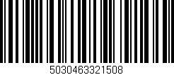 Código de barras (EAN, GTIN, SKU, ISBN): '5030463321508'