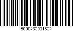 Código de barras (EAN, GTIN, SKU, ISBN): '5030463331637'