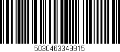 Código de barras (EAN, GTIN, SKU, ISBN): '5030463349915'