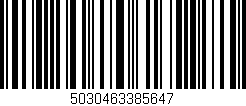 Código de barras (EAN, GTIN, SKU, ISBN): '5030463385647'