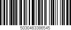 Código de barras (EAN, GTIN, SKU, ISBN): '5030463386545'