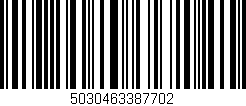 Código de barras (EAN, GTIN, SKU, ISBN): '5030463387702'