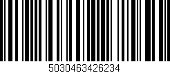 Código de barras (EAN, GTIN, SKU, ISBN): '5030463426234'