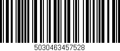 Código de barras (EAN, GTIN, SKU, ISBN): '5030463457528'