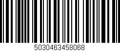 Código de barras (EAN, GTIN, SKU, ISBN): '5030463458068'