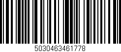 Código de barras (EAN, GTIN, SKU, ISBN): '5030463461778'