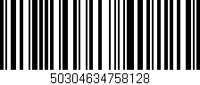 Código de barras (EAN, GTIN, SKU, ISBN): '50304634758128'