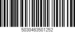 Código de barras (EAN, GTIN, SKU, ISBN): '5030463501252'