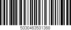 Código de barras (EAN, GTIN, SKU, ISBN): '5030463501368'