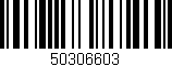 Código de barras (EAN, GTIN, SKU, ISBN): '50306603'