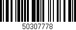 Código de barras (EAN, GTIN, SKU, ISBN): '50307778'