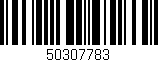 Código de barras (EAN, GTIN, SKU, ISBN): '50307783'