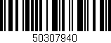 Código de barras (EAN, GTIN, SKU, ISBN): '50307940'