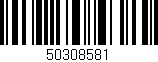 Código de barras (EAN, GTIN, SKU, ISBN): '50308581'