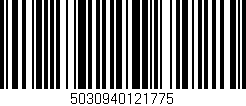 Código de barras (EAN, GTIN, SKU, ISBN): '5030940121775'