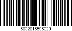 Código de barras (EAN, GTIN, SKU, ISBN): '5032015595320'