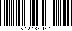Código de barras (EAN, GTIN, SKU, ISBN): '5032026799731'