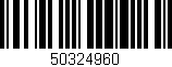 Código de barras (EAN, GTIN, SKU, ISBN): '50324960'