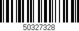 Código de barras (EAN, GTIN, SKU, ISBN): '50327328'