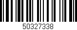 Código de barras (EAN, GTIN, SKU, ISBN): '50327338'