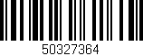 Código de barras (EAN, GTIN, SKU, ISBN): '50327364'
