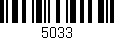 Código de barras (EAN, GTIN, SKU, ISBN): '5033'