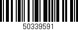Código de barras (EAN, GTIN, SKU, ISBN): '50339591'