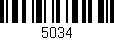 Código de barras (EAN, GTIN, SKU, ISBN): '5034'