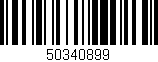 Código de barras (EAN, GTIN, SKU, ISBN): '50340899'