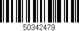 Código de barras (EAN, GTIN, SKU, ISBN): '50342479'