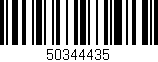 Código de barras (EAN, GTIN, SKU, ISBN): '50344435'