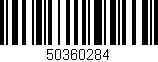 Código de barras (EAN, GTIN, SKU, ISBN): '50360284'