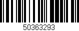 Código de barras (EAN, GTIN, SKU, ISBN): '50363293'