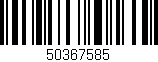 Código de barras (EAN, GTIN, SKU, ISBN): '50367585'