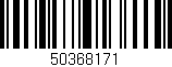 Código de barras (EAN, GTIN, SKU, ISBN): '50368171'