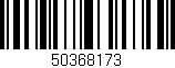 Código de barras (EAN, GTIN, SKU, ISBN): '50368173'