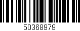 Código de barras (EAN, GTIN, SKU, ISBN): '50368979'