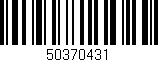 Código de barras (EAN, GTIN, SKU, ISBN): '50370431'