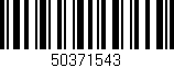 Código de barras (EAN, GTIN, SKU, ISBN): '50371543'