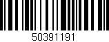 Código de barras (EAN, GTIN, SKU, ISBN): '50391191'