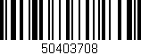 Código de barras (EAN, GTIN, SKU, ISBN): '50403708'