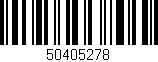 Código de barras (EAN, GTIN, SKU, ISBN): '50405278'