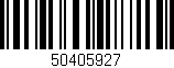 Código de barras (EAN, GTIN, SKU, ISBN): '50405927'